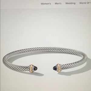 David Yurman Onyx Cable Bracelet 5mm